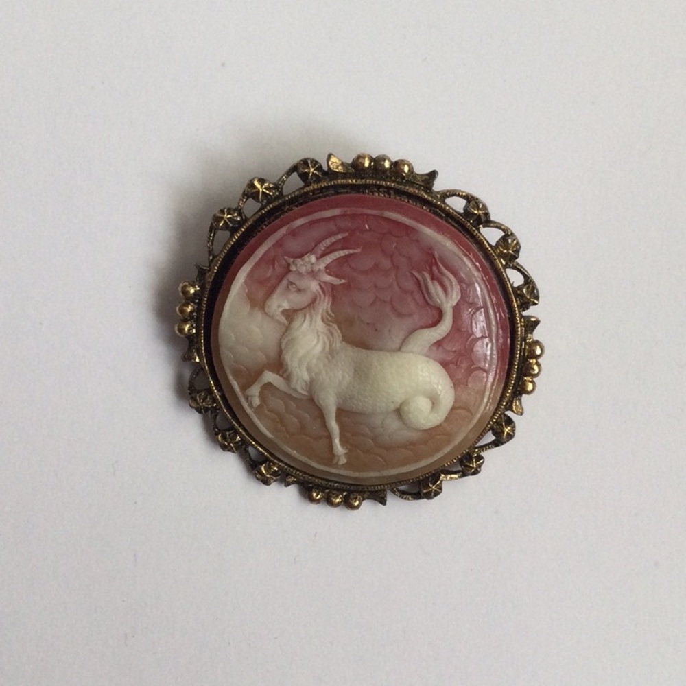 Vintage Cameo style brooch